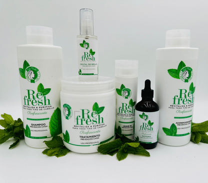 Kit de tratamiento: refrescante capilar con extracto de menta